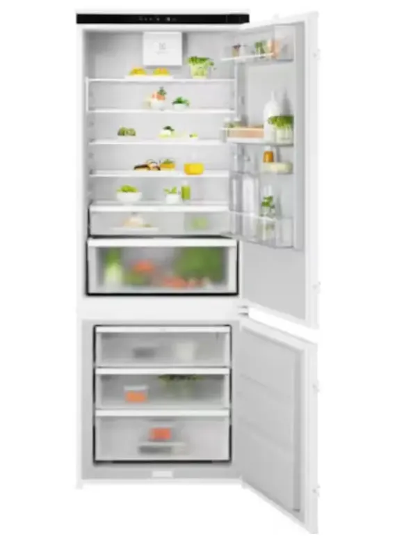 Popolare Electrolux ENG7TE75S frigorifero con congelatore Da incasso (E) 188,4x69,6x54,9 Doppia porta 287 litri Total No Frost