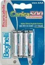 Beghelli 8852 Pile ricaricabile 4 mini stilo 800 Mha Vendita Finale