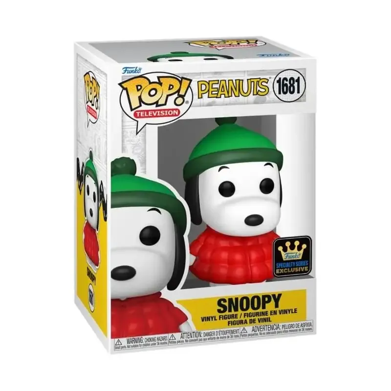 Prezzo Scontato Funko Pop Statuetta Snoopy Peanuts Pop! 1681 Snoopy In Cerca Di Cappotto