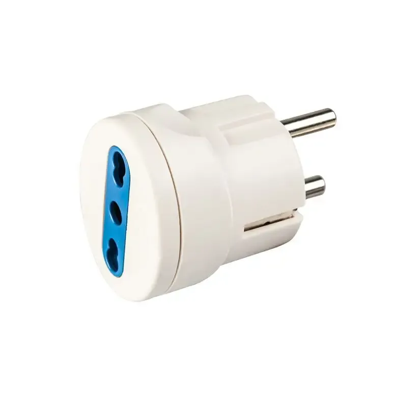 Offerta Lampo Poly Pool PP0451 adattatore per presa di corrente Tipo L (IT) Universale Blu, Bianco