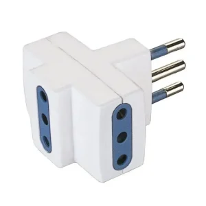 Compra Online Poly Pool PP0447 adattatore per presa di corrente Tipo L (IT) Blu, Bianco