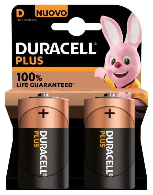 Vendita Finale Duracell Plus 100 D B2 x10