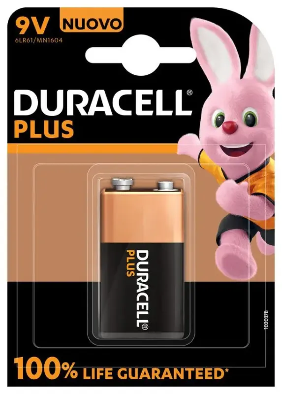 Offerta Lampo Duracell Plus 100 9V B1 x10