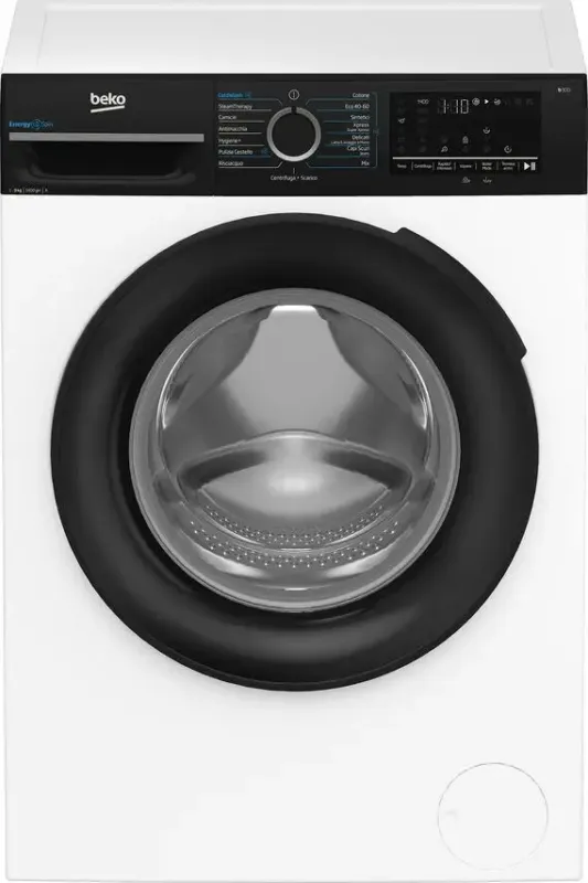 Must-Have Beko BMGWU4941B B300 Lavatrice A Libera Installazione 9 Kg, EnergySpin, 1400 Giri, Classe A, Cassetto Detersivo AutoClean, Bianco E Nero
