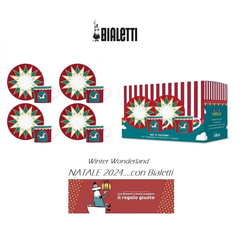 Bialetti Set 4 Tazzine Natale Compra Online