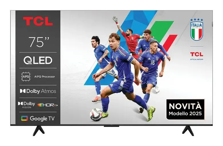 Professionale TCL P79K Serie Smart TV 75" QLED 4K 75P79K, Dolby Vision - Atmos, HDR10+, Google TV