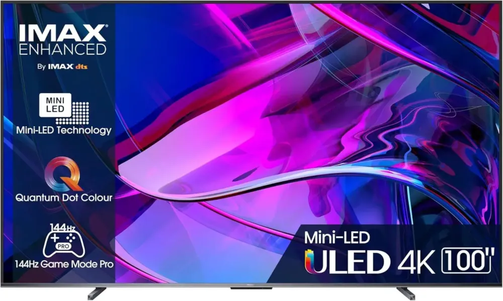 Economico Hisense 100U7Q TV 100" Pollici LCD Mini Led Uled