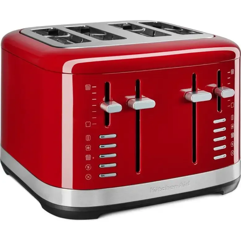 Offerta Lampo KitchenAid 5KMT4109EER Tostapane 4 fetta/e 1640 W Rosso, Acciaio inox