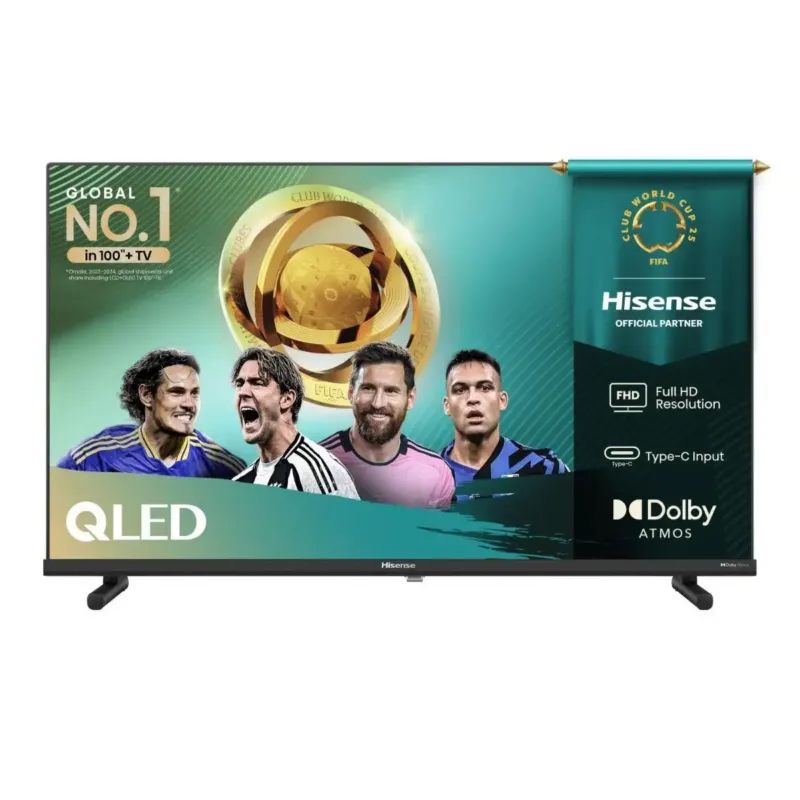 Hisense 40A59Q TV QLED 40‘‘ Serie A5Q Full HD 1920x1080p/Smart TV/Classe F/Nero [40A59Q] Prezzo Ridotto