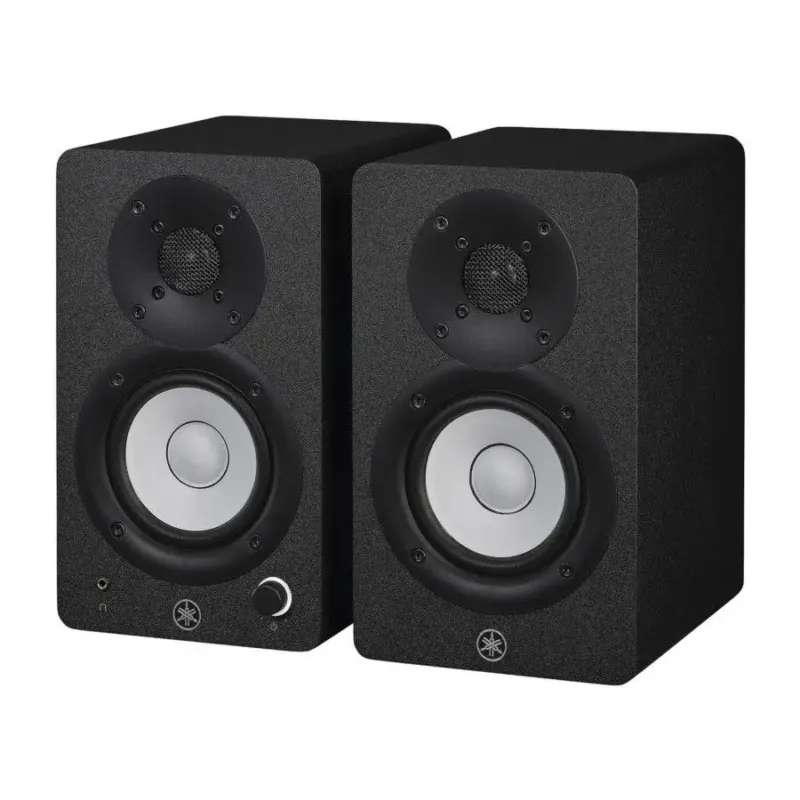 Yamaha HS3 Black Coppia Casse Amplificate RCA Jack XLR 52W 2vie T1,9 W9 BassReflex Scelto Dai Clienti