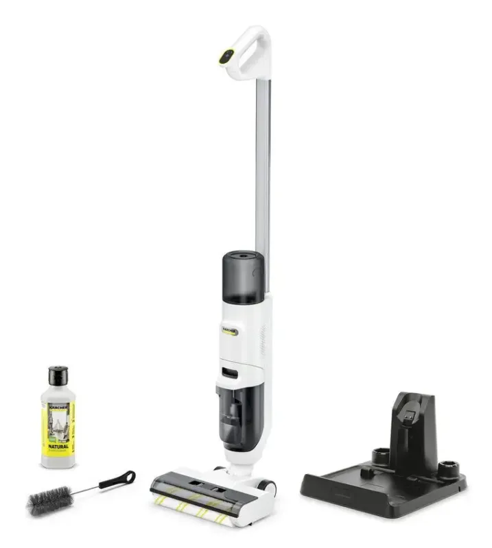 Sconto Kärcher FCV 2 Natural N aspirapolvere senza filo Bianco Senza sacchetto