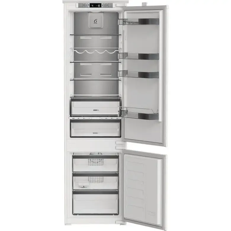 Whirlpool WHKN 3283 B4E Frigorifero combinato a incasso, Total No Frost ventilato, 55 cm, Classe E, Bianco, 37 db, h 194cm Di Tendenza