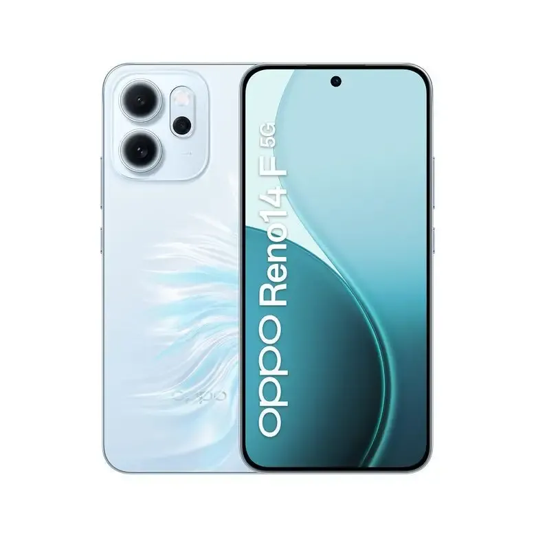 OPPO 14 F 5G Reno14 F Smartphone 5G 16,7 cm (6.57") Doppia SIM Android 15 USB tipo-C 8 GB 256 GB 6000 mAh Blu Vendita Finale