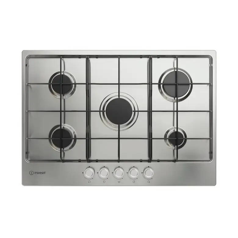 Indesit THP 752 IX/I 1 piano gas inox 75cm 5 fuochi griglie smaltate Promozione