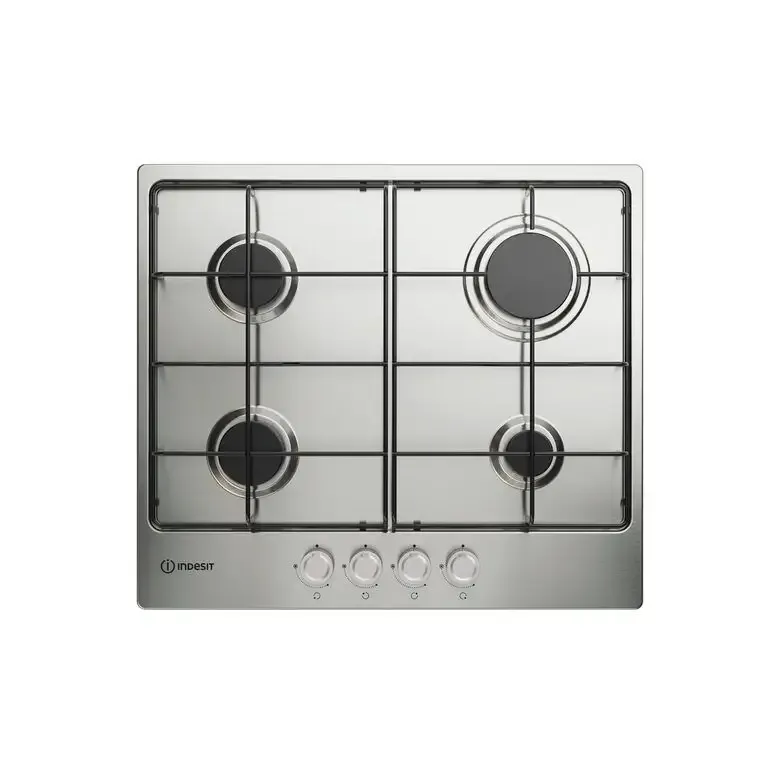 Indesit THP 642 IX/I 1 piano gas inox 60cm 4 fuochi griglie smaltate Promo Stagionale