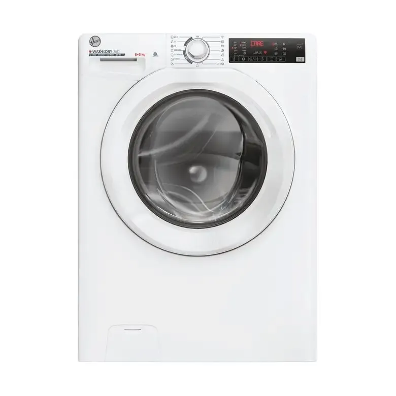 Pagamento Sicuro Hoover H3DP4854TA6/1-S H-WASH&DRY 350 Lavasciuga A Libera Installazione 8/5 Kg, 1400 Giri, Auto Care, Tecnologia Active Balance, Classe D, Bianco