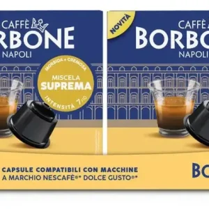 Ultima Occasione Caffè Borbone DGBOROSUPREMA90N capsula e cialda da caffè Capsule caffè 16 pz