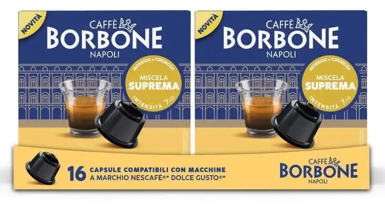 Ultima Occasione Caffè Borbone DGBOROSUPREMA90N capsula e cialda da caffè Capsule caffè 16 pz