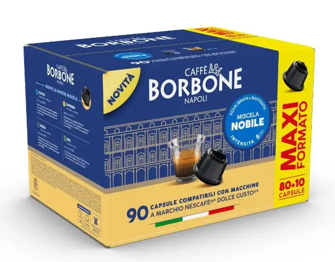 Offerta Lampo Caffè Borbone DGBBLUNOBILE90N capsula e cialda da caffè Capsule caffè 90 pz