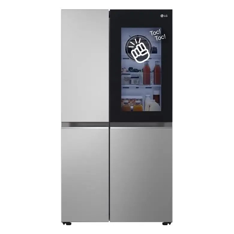 LG InstaView GSVV80PYLL frigorifero side-by-side Libera installazione 655 L E Argento Prezzo Scontato