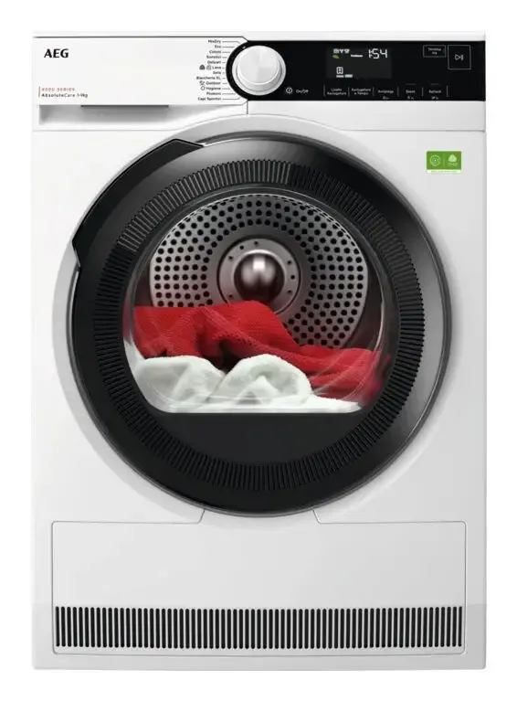 Compra Online AEG TR8HDBG9B Serie 8000 Asciugatrice Libera Installazione 9 Kg, Pompa Di Calore, Precise Dry, SensiDry®, Mixdry, AbsoluteCare, Classe B, Bianco