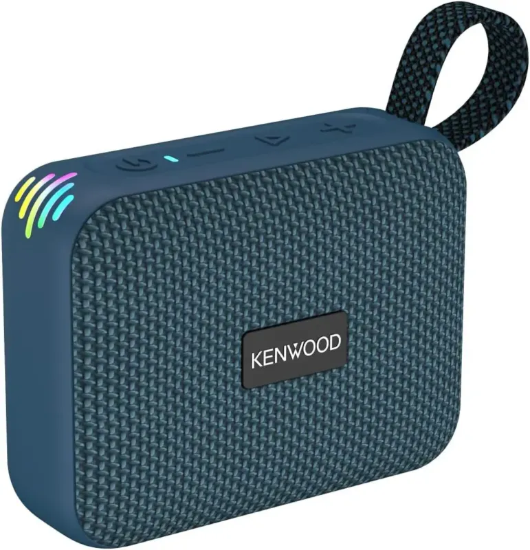 Kenwood AS-60BT-A Speaker Bluetooth Portatile 5W con TWS Stereo, IPX7 Waterproof, Blu Non Perdere