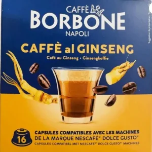 Ordina Subito Borbone 16 Capsule Caffè Compatibili Nescafé Dolce Gusto Caffè al Ginseng