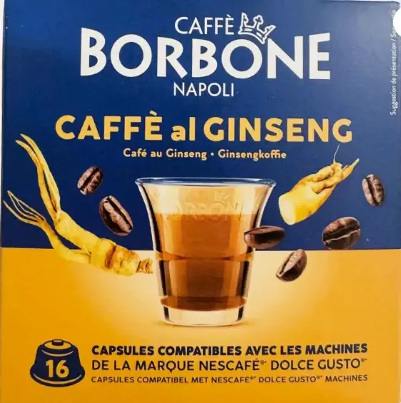 Ordina Subito Borbone 16 Capsule Caffè Compatibili Nescafé Dolce Gusto Caffè al Ginseng