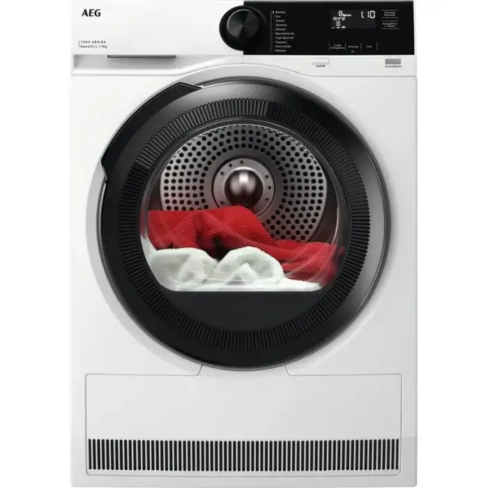Offerta Del Giorno AEG TR7HE9C Serie 7000 Asciugatrice A Libera Installazione 9 Kg, Pompa Di Calore, Sensidry®, Mixdry, Precise Dry, Classe C, Bianco