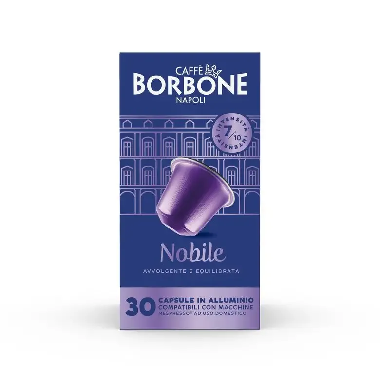 Caffé Borbone - Compatibile Nespresso Alluminio Nobile 30 Capsule A Buon Prezzo