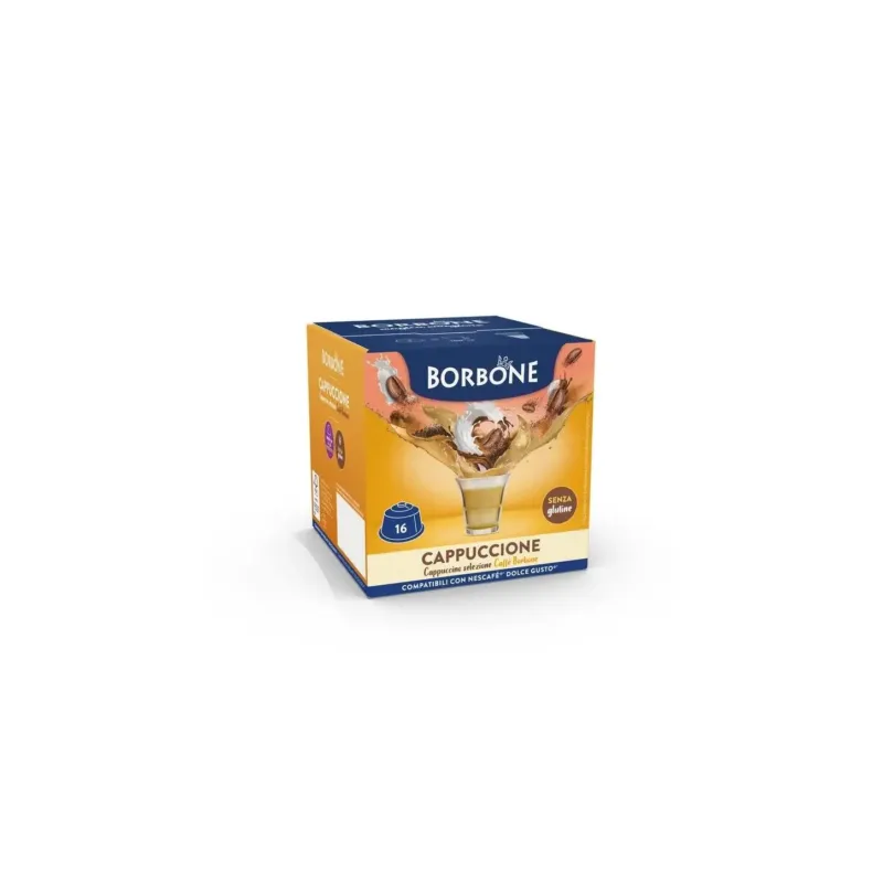 Caffè Borbone 16 Capsule miscela Capuccione Compatibile Dolce Gusto Nescafè Promozione
