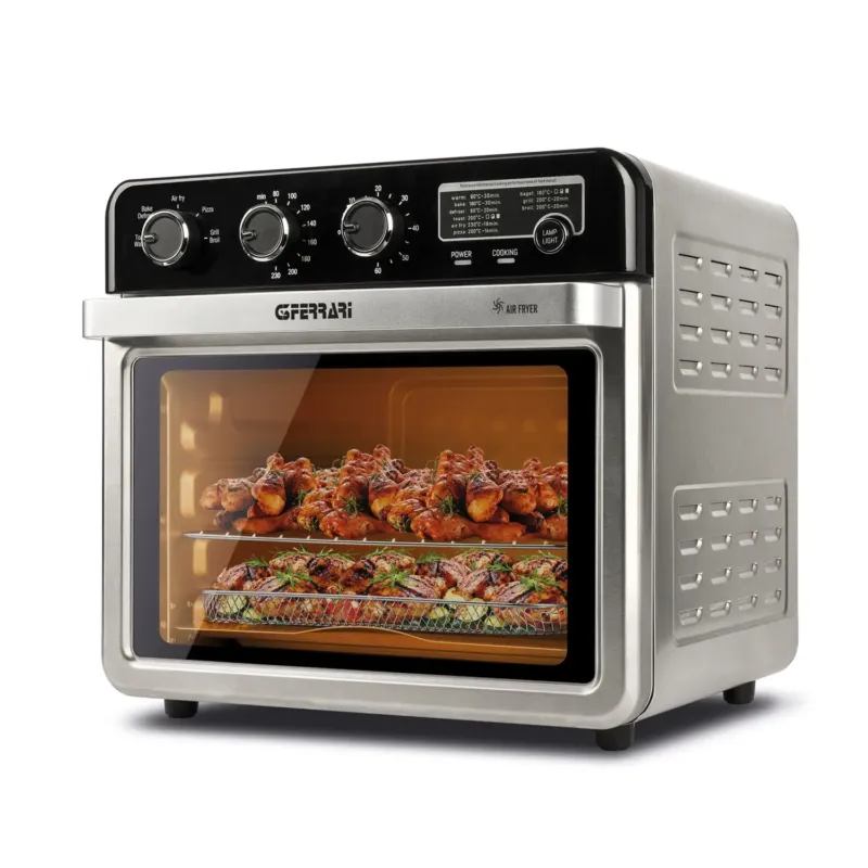 G3 Ferrari Friggisano G10221 Friggitrice ad Aria Multifunzione Air Fryer, Forno, Forno Ventilato, Grill - 32 L Offerta Limitata
