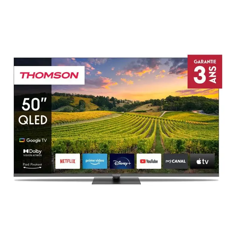 Thomson 50QG5C14 TV 127 cm (50") 4K Ultra HD Smart TV Wi-Fi Grigio Sconto