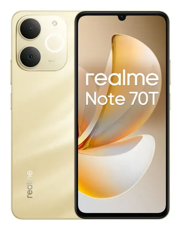 Prezzo Ridotto realme Note 70T 17,1 cm (6.74") Doppia SIM Android 15 4G USB tipo-C 4 GB 128 GB 6000 mAh Oro