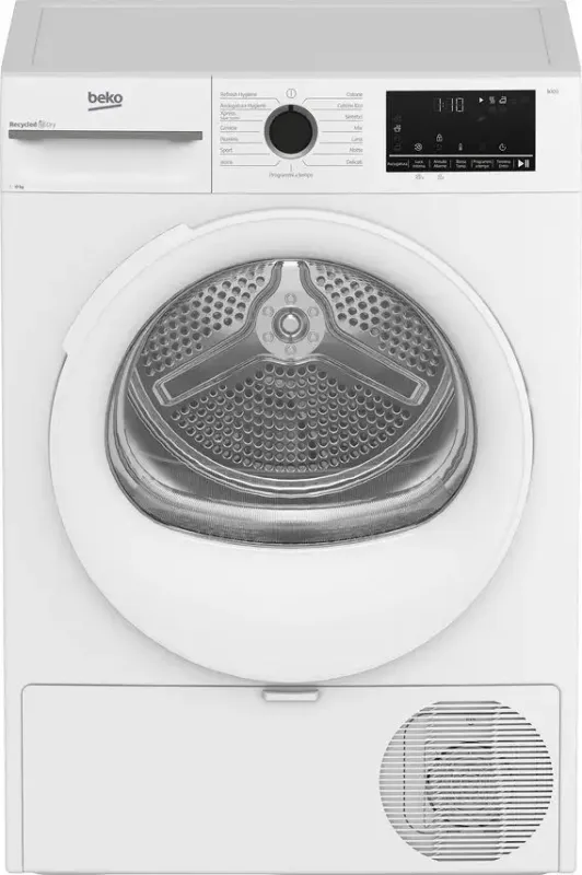 Compra Oggi Stesso Beko BMT104EW 10kg, Classe C, Linea Estetica NX, motore inverter, Display digitale, colore Bianco, oblò Bianco