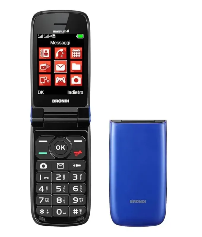 Brondi Maxy Flipattivo Telefono Cellulare Blu Prezzo Scontato