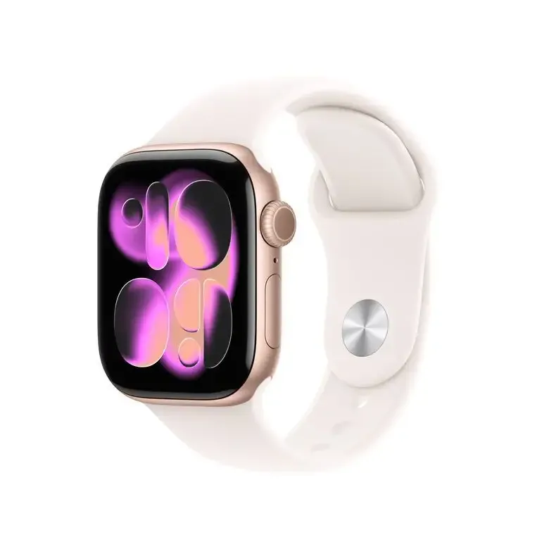 Ordina Subito Apple Watch Series 11 GPS 42mm Cassa Alluminio Oro Rosa con Band Rosa Fard - S/M