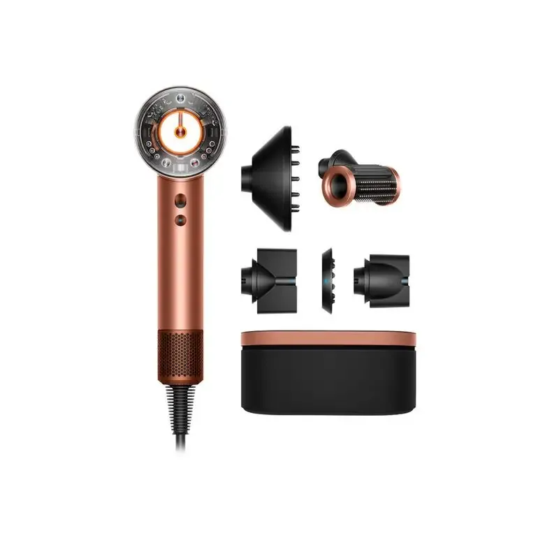 Dyson Supersonic Nural Amber Silk Lisci e Mossi Asciugacapelli Soddisfatti O Rimborsati