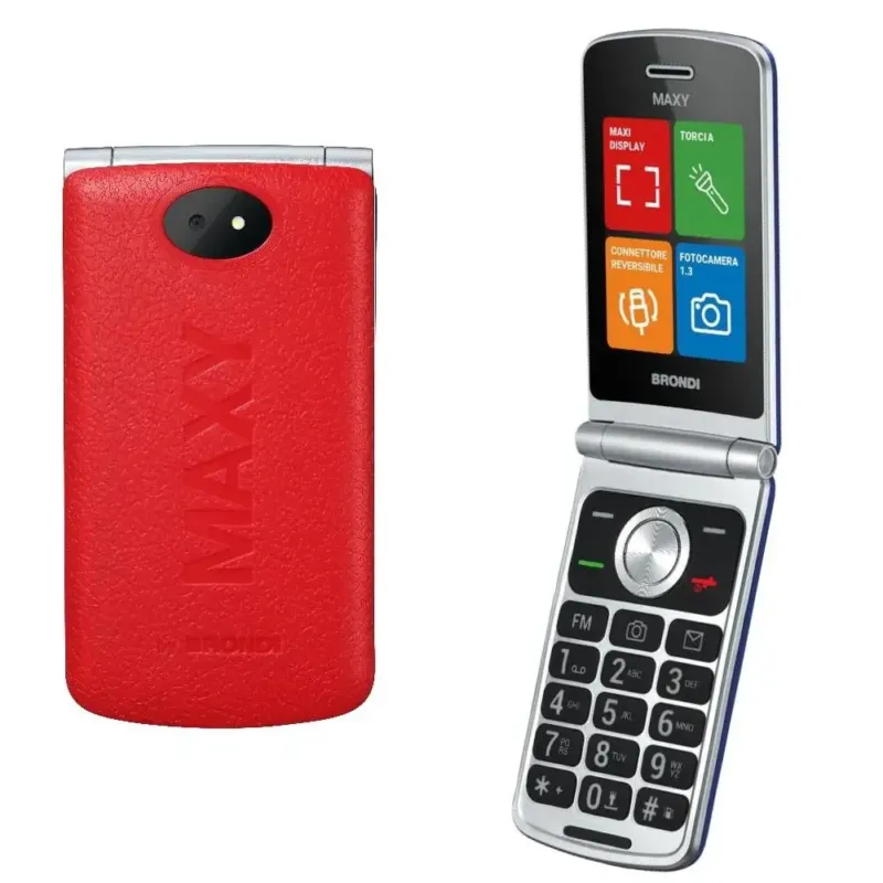 Esclusivo BRONDI CELLULARE MAXY RED