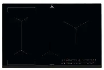 Electrolux CIL83441 piano cottura Nero Da incasso 78 cm Piano cottura a induzione 4 Fornello(i) Economico