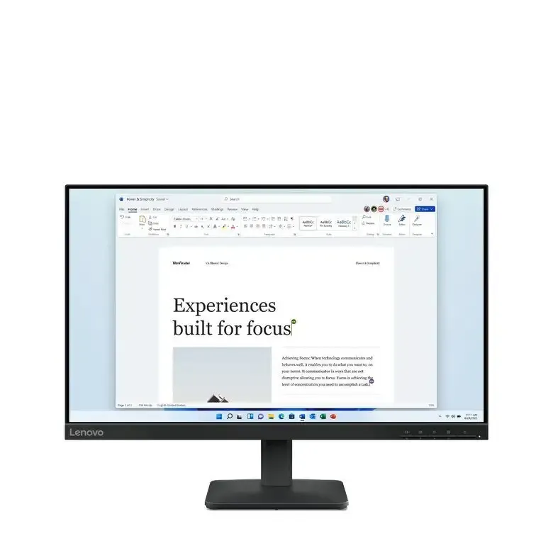 Bestseller Lenovo L24-4e 24 FHD IPS 100Hz VGA + HDMI FreeSync