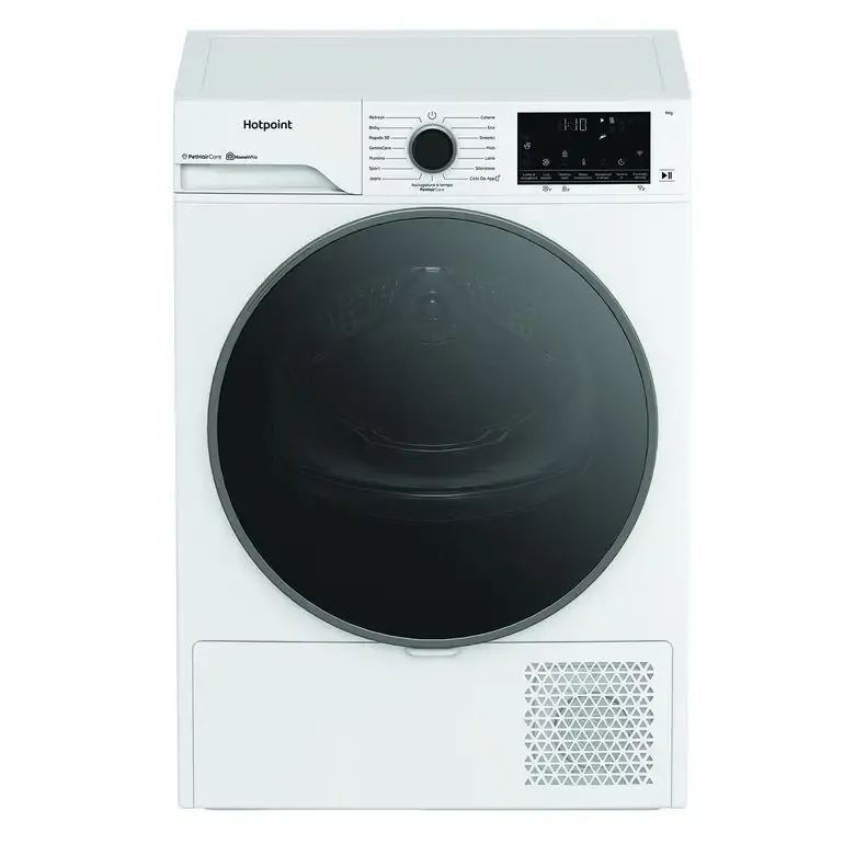 Ultime Pezzi Hotpoint Ariston HPT 96D BS IT Asciugatrice A Libera Installazione 9 Kg, Pompa Di Calore Délica, PetHairCare, Classe A, Bianco