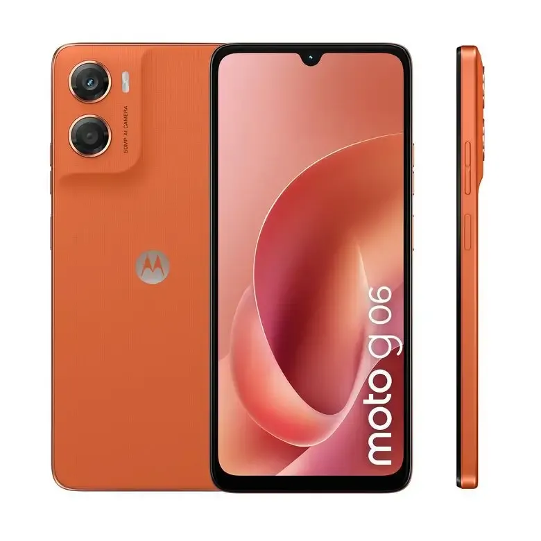Motorola moto g06 17,5 cm (6.88") Doppia SIM Android 15 4G USB tipo-C 4 GB 256 GB 5200 mAh Arancione Solo Oggi