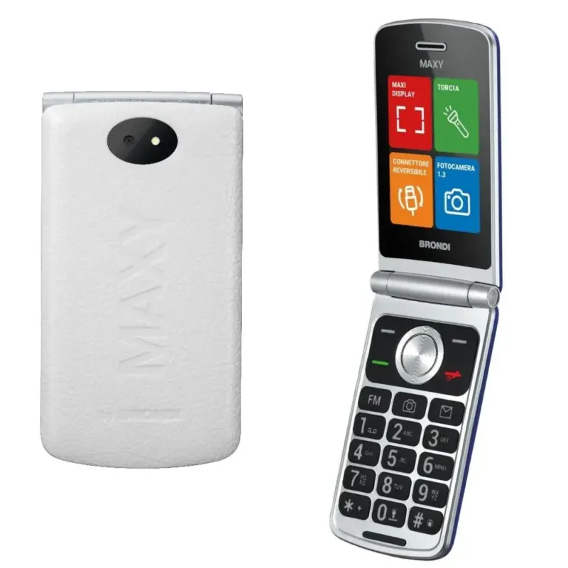 Brondi Cellulare Maxy White Nuova Collezione