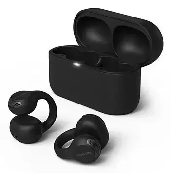 Spedito Oggi Philips 2000 series TAQ2000BK Auricolare True Wireless Stereo (TWS) clip auricolare, A orecchio aperto Musica e Chiamate Bluetooth Nero