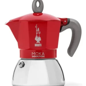 Bialetti MOKA INDUCTION RED 4 TZ Consegna Rapida