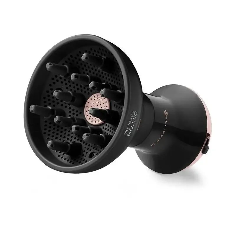 Quantità Limitata Bellissima Imetec Diffon Ion Ceramic, Diffusore ad Aria Calda per Capelli Ricci, Tecnologia Ion Ceramic, Doppio voltaggio, 700 W, 2 Combinazioni Aria/Temperatura, Asciugatura Delicata Senza