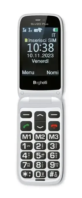 Prezzo Conveniente Beghelli 9200 cellulare 7,11 cm (2.8") 100 g Grigio Telefono per anziani