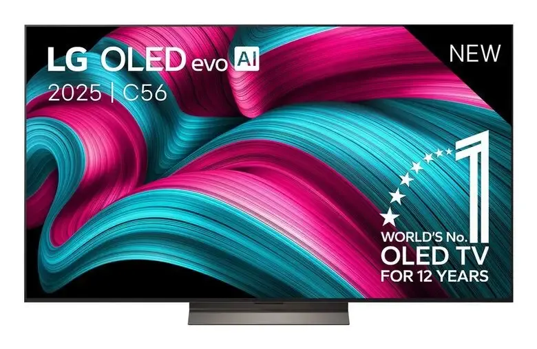 Consegna Rapida LG TV OLED 65C56LB evo AI C5 65" Smart TV 4K 2025