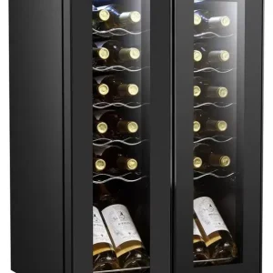 Melchioni Cantinetta VERMENTINO 24 C DUAL - 24 bottiglie doppia temperatura con compressore e doppia porta Super Prezzo